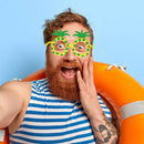 6pcs Hawaii Summer Party Paper Glasses Kid Beach Party Funny Photo Props Decor