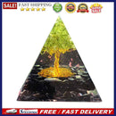 Crystal Energy Orgone Pyramid Mold Gather Wealth Prosperity Peridot Healing Gem