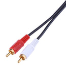 3.5mm Audio Cable Connector 2RCA Lotus One Point Two Speaker AV Cable(1.5m)