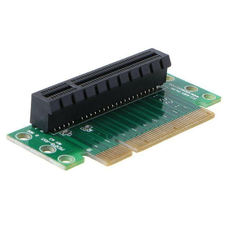 PCI Express 8X Riser Card 90° Right Angle Riser Adapter Card Converter 1U/2U`