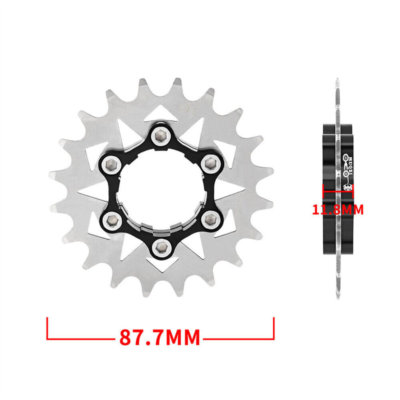 MUQZI MTB Cassette Freewheel Single Speed Bike Flywheel Sprocket (20T)