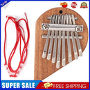 Mini Heart-Shape 8-Key Sapele Plate Kalimba Thumb Piano Mbira Sanza (Right)