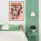 Paint By Numbers Girl Color Drawing DIY Wall Art Frameless Hand Painted Picture