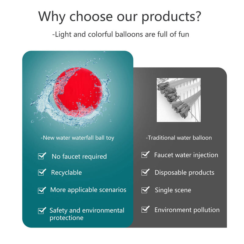 Water Absorbent Cotton Ball - Outdoor Water Fight Supplies for Swimming Pool