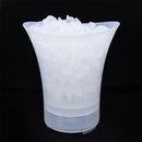 5L Beer Ice Bucket LED Plastic Bar KTV Party Ice Bucket Barware (Blue) Newly