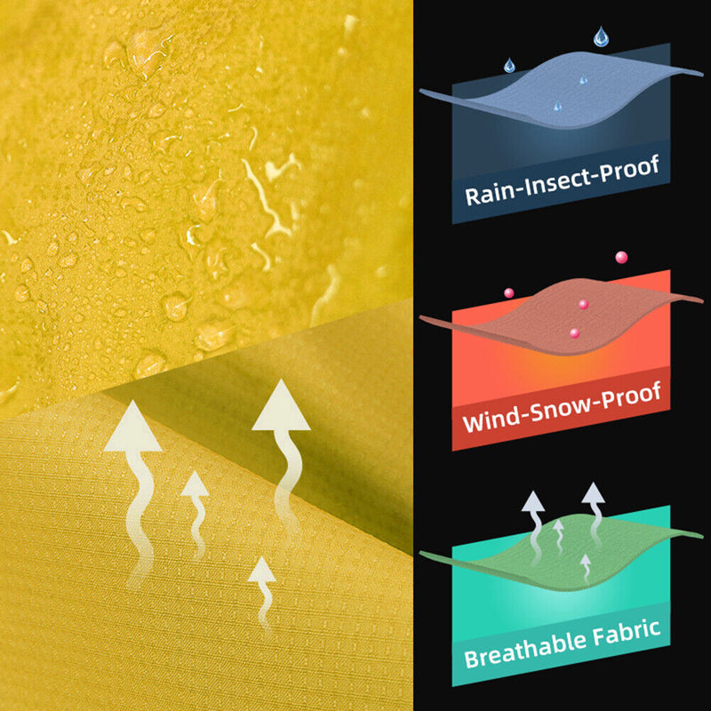 #A Pet Raincoat Four-Legged All-Inclusive with Reflective Strips Poncho Rain Cov