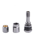 4pcs Car Tubeless Tyre Valve Stems Aluminum Tire Air Valve Stems (Grey) Newly