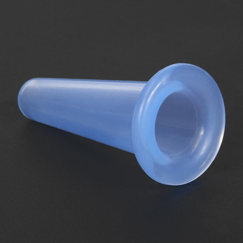 2pcs Silicone Cupping Suction Can Vacuum Face Leg Arm Massage Cup (Blue)
