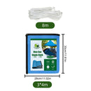 Sun Shade Sail - Canopy Awning Screen Plant Greenhouse Cover (Blue 3x4m) Newly
