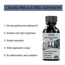 Waterproof UV Protection Liquid Insulation Insulating Glue (Black 50ml)