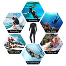 3mm Neoprene Wetsuits Women Scuba Diving Suits for Water Sports (Black L) Newly