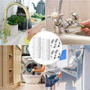 Drain Hose Connectors 2pcs Washing Machine Hose Extension + 4 Hose Clamps