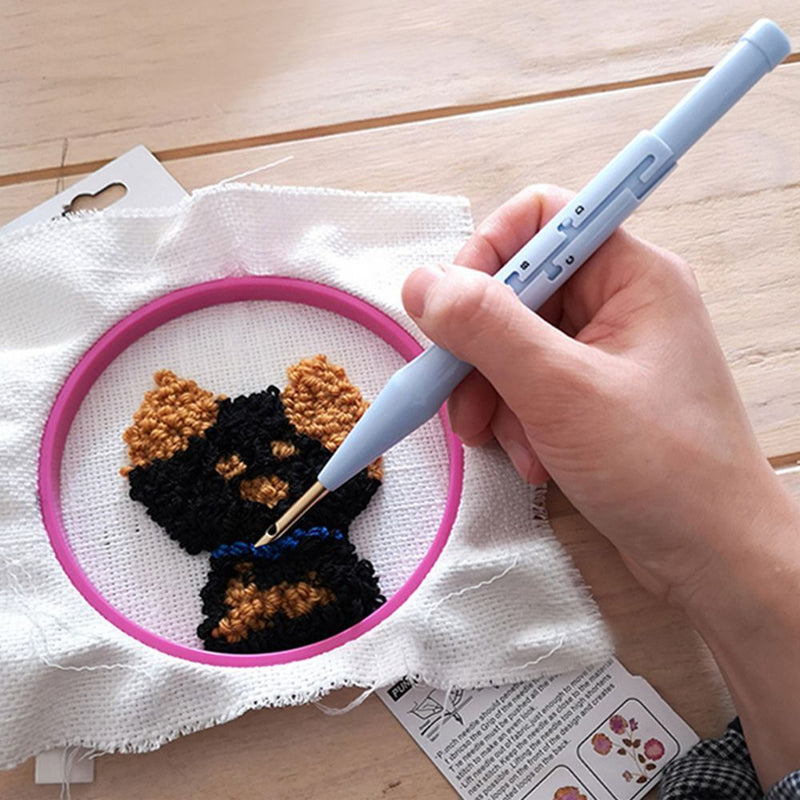 Weaving Tool Knitting Needles Tool Embroidery Needle Pen Threader Needles