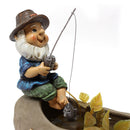 Creative Fishing Figures Waterproof Ingenious Design for Home Room Table Decor