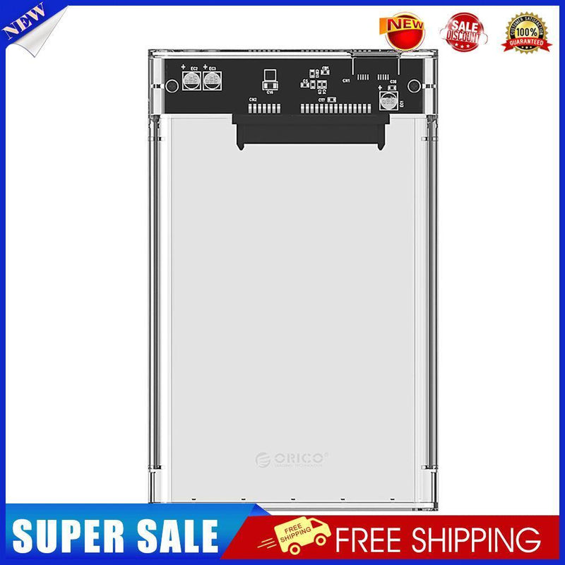 ORICO 2.5in SATA USB3.0 HDD External Hard Drive Enclosure Tool Free Case
