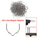 100x Hot Stapler Staple Plastic Welder Bumper Car Repair Tool (V Type) Newly