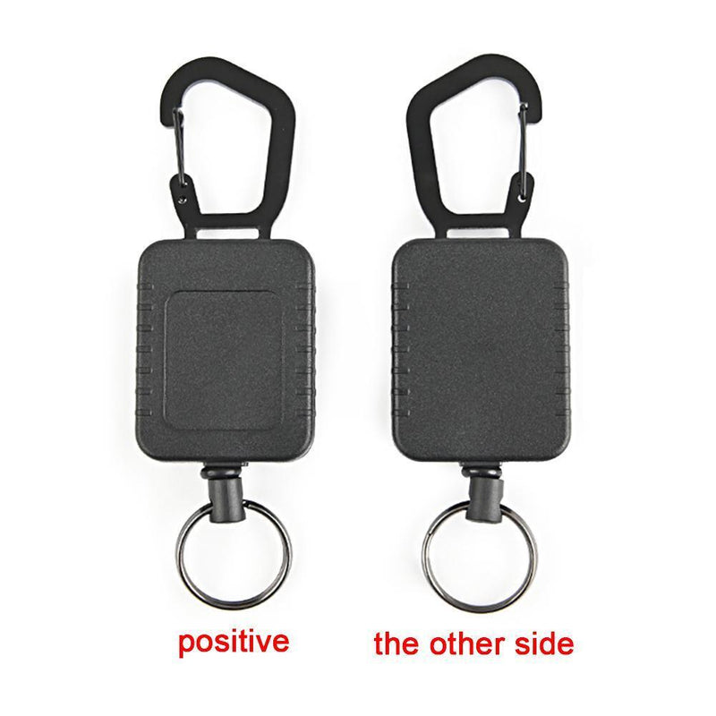 Keychain Outdoor Easy-pull Buckle Key Ring Accessories (Rectangle)