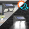 120LED Solar Two-Sided Motion Sensor Wall Lamp Outdoor Yard Security Light Newly