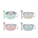 Tableware Creative Bowl Spoon Set Baby Feeding Bowl Stainless steel With handle