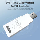 Wireless Gamepad Converter for PS5/Switch/PC USB Bluetooth Controller Receiver