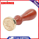 Animal Plant Pattern Sealing Wax Stamp Wedding Invitation Wood Handle Stamp Card