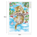 5D DIY Special Shaped Diamond Painting Animals Cross Stitch Kits (EF300)