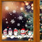 Christmas Penguin Window Glass Stickers Mirror Stickers Snowflake Wall Door~