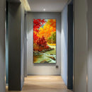 5D Full Round Drill Picture DIY Autumn Forest Diamond Painting Poster Wall Decor