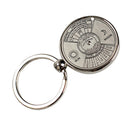 Astrology Car Bag Pendant Keychain Rings 50 Years Eternal Calendar