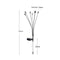#A Solar Fairy Lawn Lamp IP65 Waterproof Decorative Garden Light Firefly Lantern