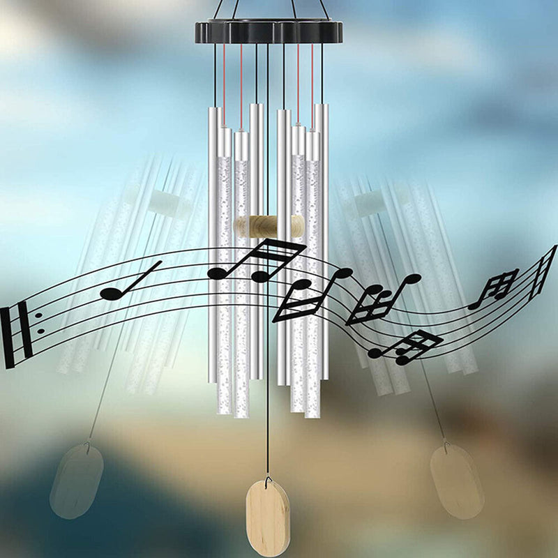 Waterproof Wind Chime Solar Lamp Colorful Bubble Column Windbell Light Newly