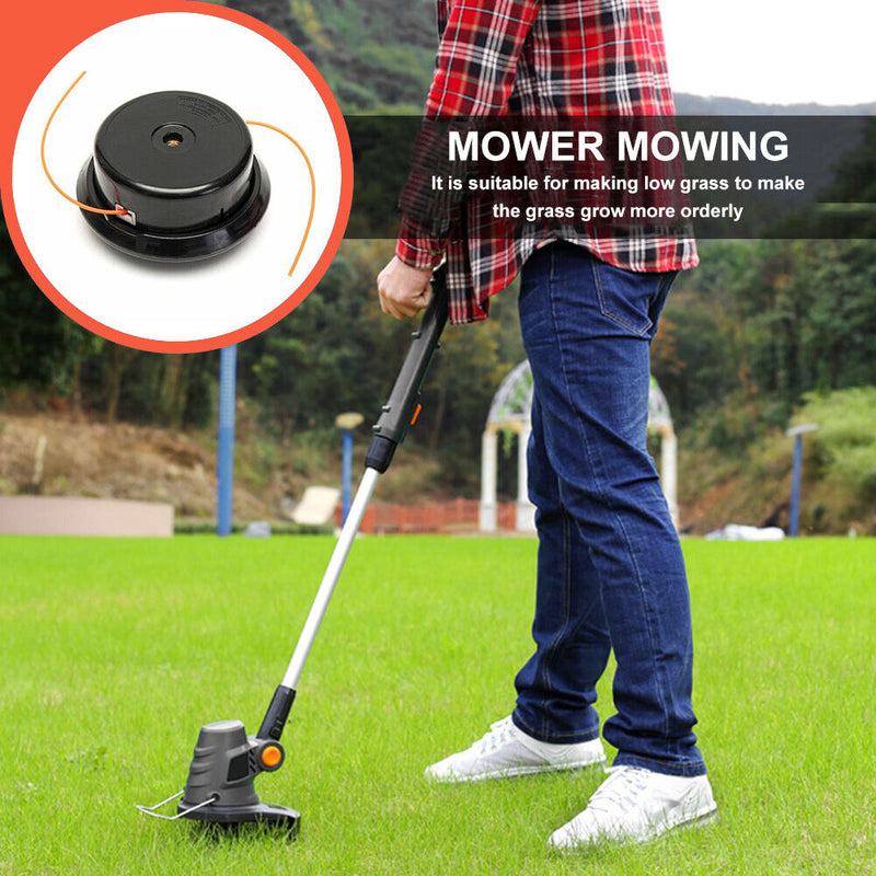 Grass Trimmer Head M10x1.25 String Brush Cutter Replacement with 2 Lines Newly