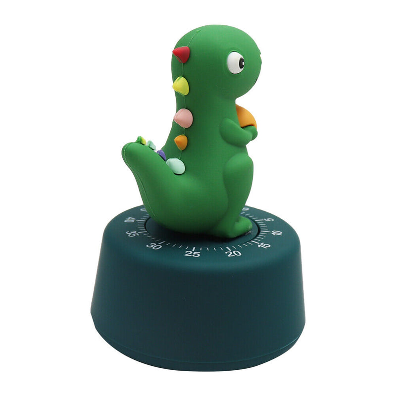 Cartoon Animal Shaped Mechanical Timer 60-Minute Time Manager (Dinosaur)