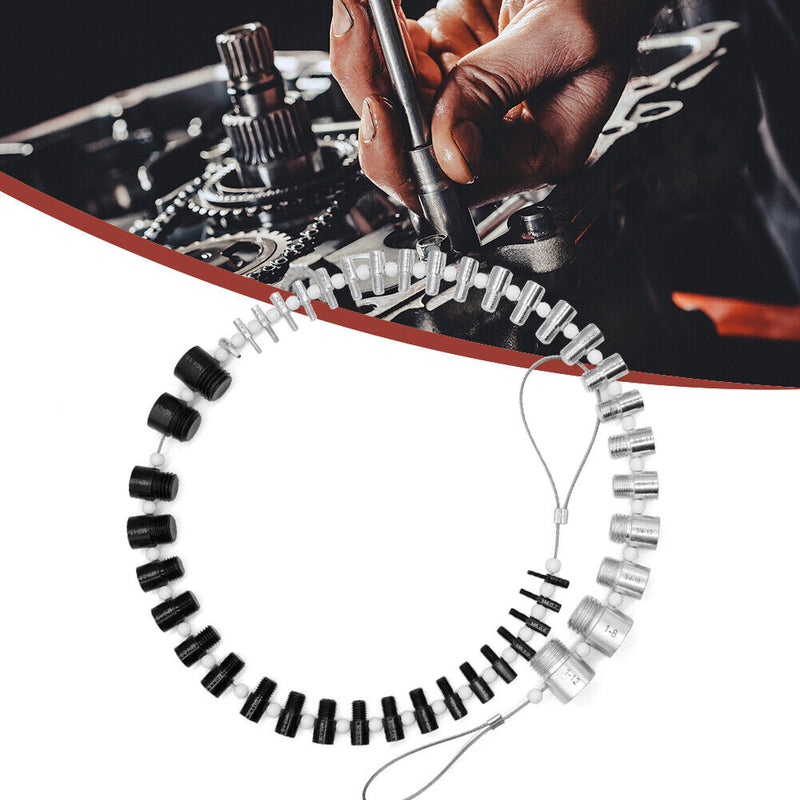 Thread Checker Inch & Metric Nut & Bolt Thread Checker Inspection Measuring