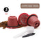 3pcs Refillable Reuse Coffee Capsule Filters for Nespresso Machine (Red)