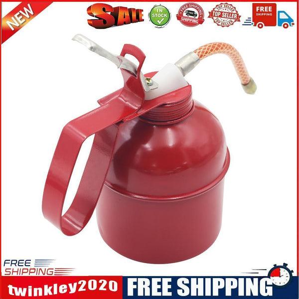 500cc Mini Oiler Gun Oil Pump Hose Lubricating Machine Oil Injector Can Pot