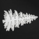 1pc Christmas Dies Tree Clip Lifting Machining Dies Stencil DIY Scrap