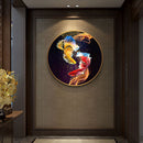 5D Full Round Drill Diamond Painting Fish DIY Cross Stitch Wall Art Embroid