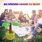 Drinks Palm Tree Ice Bucket Inflatable Pool Float Drinking Cooler Coconut Tree