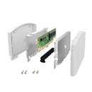 For N64 Cart Shell Game Console Cases Replacement (US Transparent White)