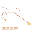 3.5mm Wired Headworn Noise Reduction Microphone Head Mounted Mic for Teaching