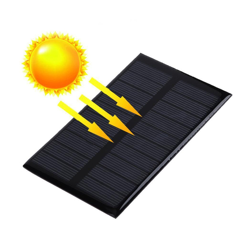 5V 1.2W 240mA DIY Polycrystalline Silicon Solar Panel Battery Solar Charger