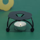Retro Sealing Wax Furnace Tripod Iron Fire Paint Seal Stamp Stove (Black)