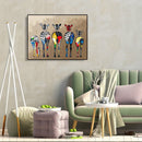 Painting By Numbers DIY Color Zebra Canvas Oil Picture Craft Home Wall Decor