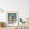 Partial Embroidery 11CT Xmas Snow Scene DIY Stamped Kit Cross Stitch Craft