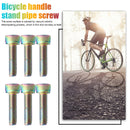 MUQZI 6pcs Bicycle Handlebar Stem Screw M5x18mm Road Bike Fixed Gear Riser