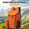 #A Foldable Backpack Nylon Large Capacity Knapsack Travel Sports Hiking Pack Bag