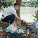 Stainless Steel BBQ Rack Grill Cooking Supplies Foldable Grill Stand for Camping