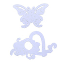 2pcs Heart Butterfly Metal Punching Molds Stencils Scrapbooking Embosses DIY