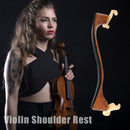 Padded Maple Wood Violin Shoulder Rest for 3/4 4/4 Full Size Violin Accessories
